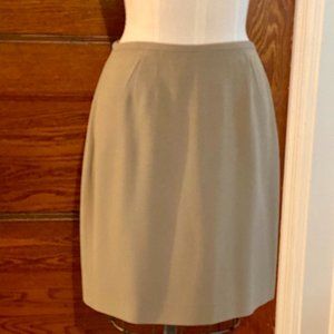 DKNY Khaki Pencil Skirt Size 4